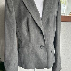 Ann Taylor LOFT Classic Gray Women's Blazer. Sz 10